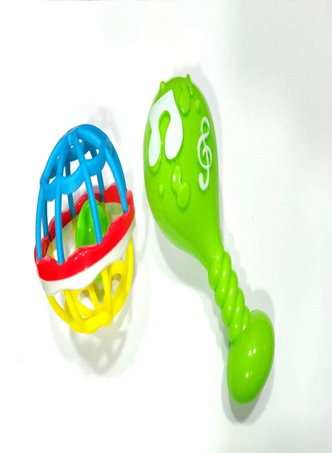 Smart Picks 7 Pieces Newborn Toddler Baby Teether Rattle Play Gift Set for Kids/Children (Multi Color) - Image 5